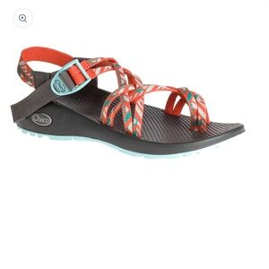 Chaco Women's ZX/2 Classic Tunnel Tango straps orange blue women’s 9 sandals
